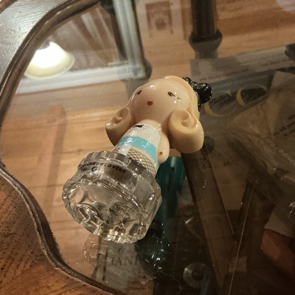 Harajuku Lovers Perfume with Blonde figure and Black and Blue Accents - Picture 3 of 3